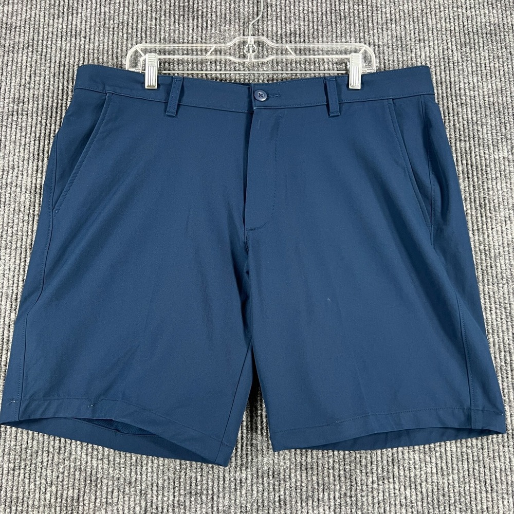 Under Armour Shorts Mens Size 38 Blue Chino Loose Fit Golf Casual Outdoor Light